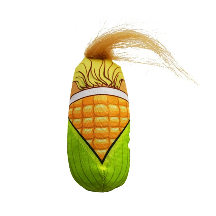 Игрушки для кошек, мини-игрушки в форме кукурузы, плюшевые игрушки для кошек, жевательные игрушки для кошек OCT998