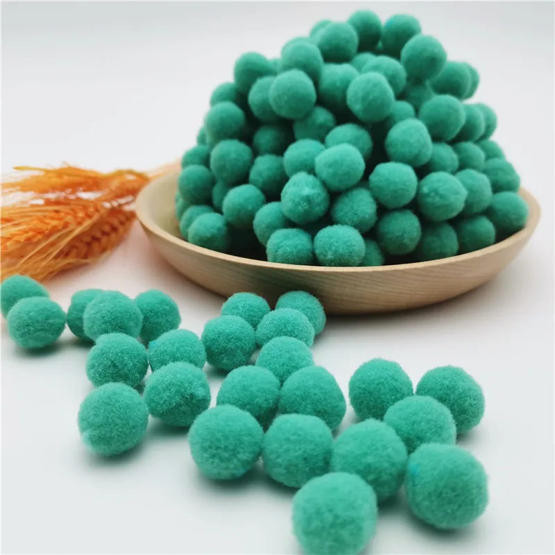 23 Teal 8 мм 10 мм/15 мм/20 мм/25 мм/30 мм DIY мягкие шарики-Помпоны пушистые плюшевые помпоны меховой шар ручной работы детские игрушки свадебный Рождественский Декор 10 г - Цвет: 23 Teal