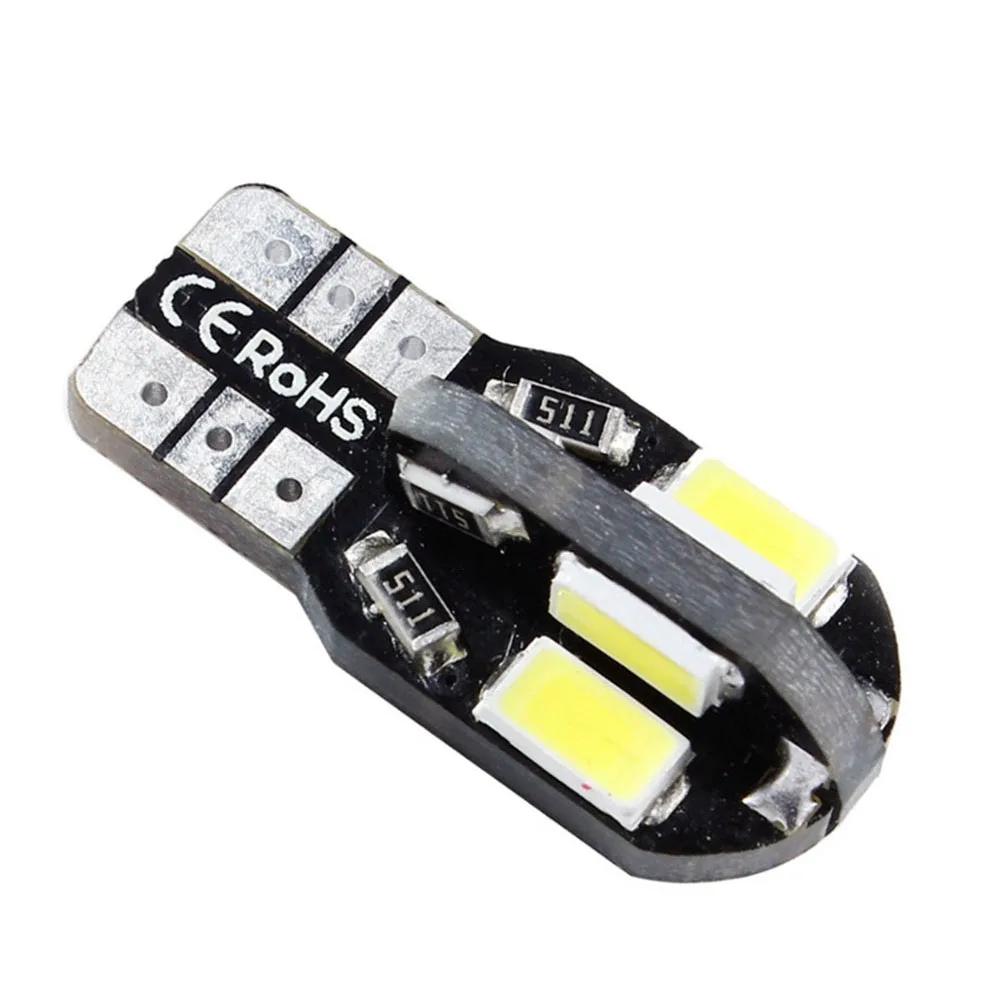 Автомобильная светодиодная лампа Canbus T10 W5W 5630 8 SMD 12 В 194 168 габаритная купольная