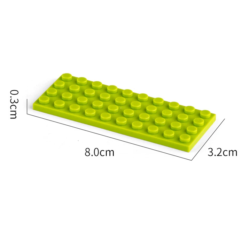 10pcs 4x10 Dots DIY Building Blocks Thin Figures Bricks Educational Creative Toys for Children Size Compatible With 3030 - 2