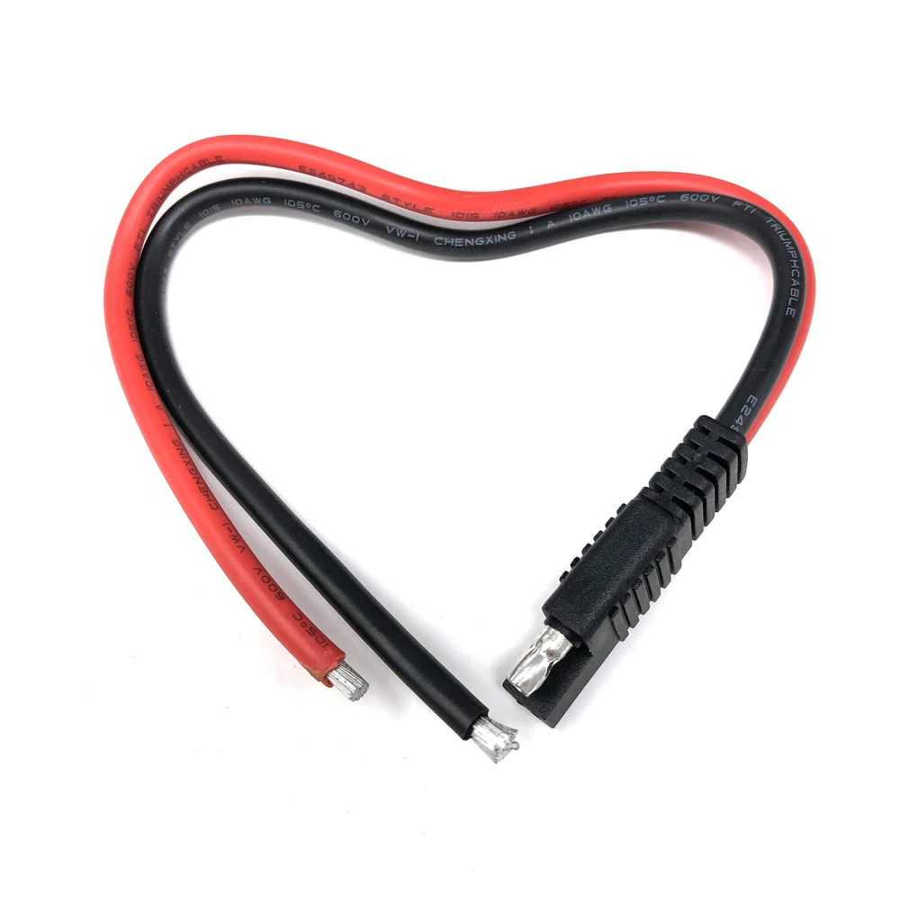 Удлинительный кабель SAE 10AWG для автомобиля удлинитель солнечной панели вилка