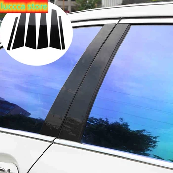 

Black Mirror trim Car Window BC Column sequins Stirps Cover Stickers for BMW 1 3 5 series X1 X3 X5 F20 F10 F30 E48 F35 F15 E70