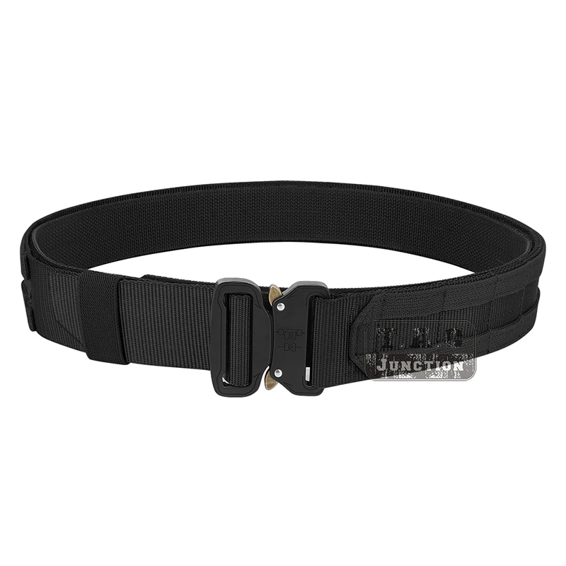 

1.75”& 1.5” Outer & Inner MOLLE Belt Tactical 2 IN 1 Quick Release MOLLE Rigger Duty Belt For Hunting Shooting Outdoor Black