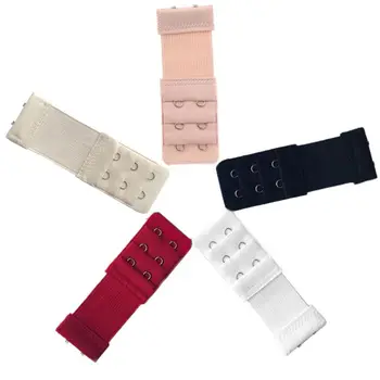 

Women 2 Hook Bra Extender Elastic Underwear Extension Strap Clip Expander Buckle