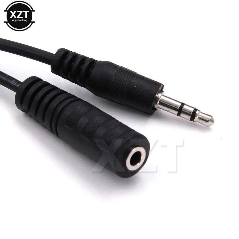 1,5 м разъем 3,5 мм штекер Женский стерео Aux кабель-удлинитель для автомобильных динамиков звук/PC/DVD/tv/автомобильный аудио кабель