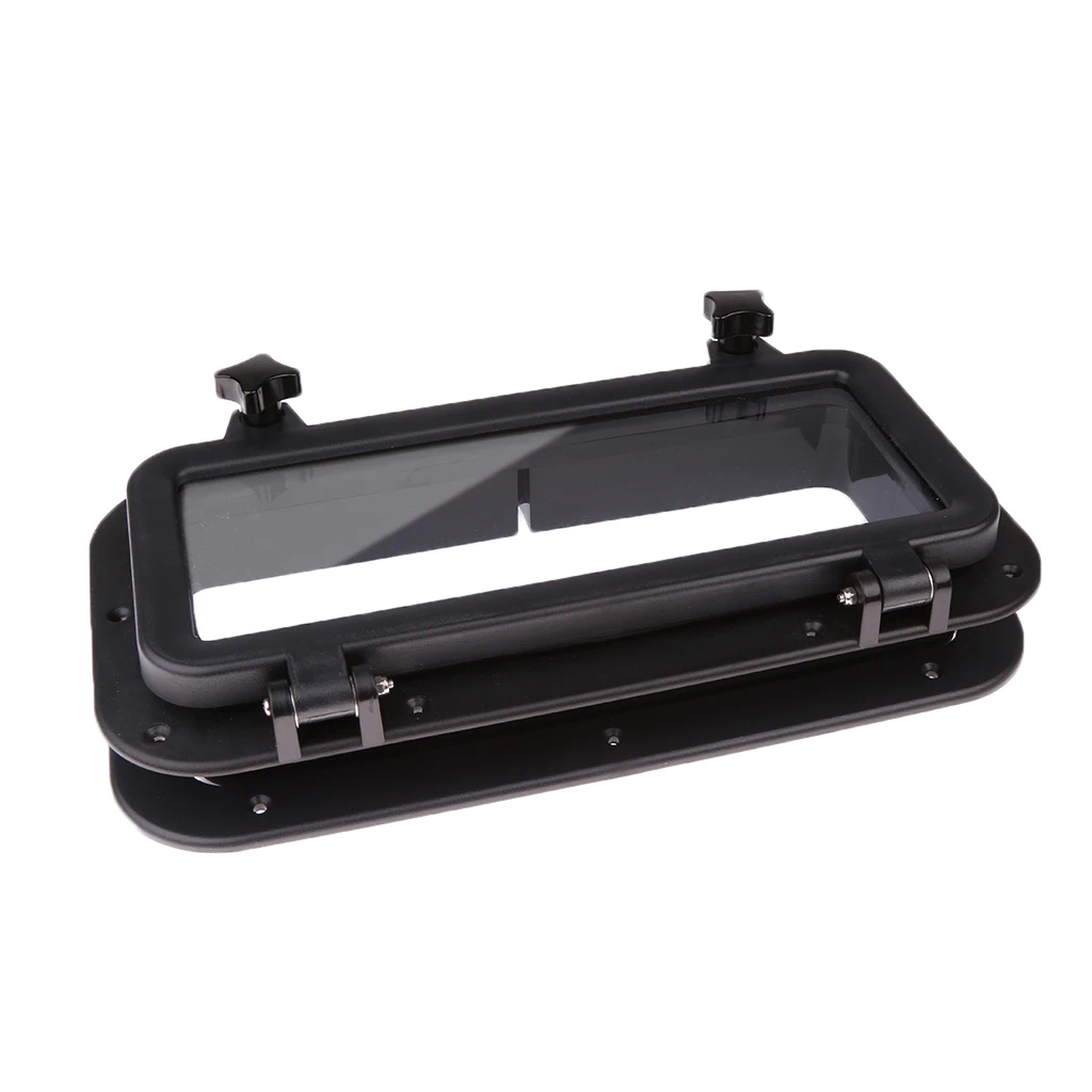 Boat Marine Porthole Portlight Window Rectangle Opening ABS Plastic