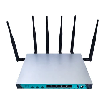 

4G Wireless WIFI Router, MT7621 Gigabit Industrial Grade with Encryption Module Dual SIM Card Aggregation US Plug