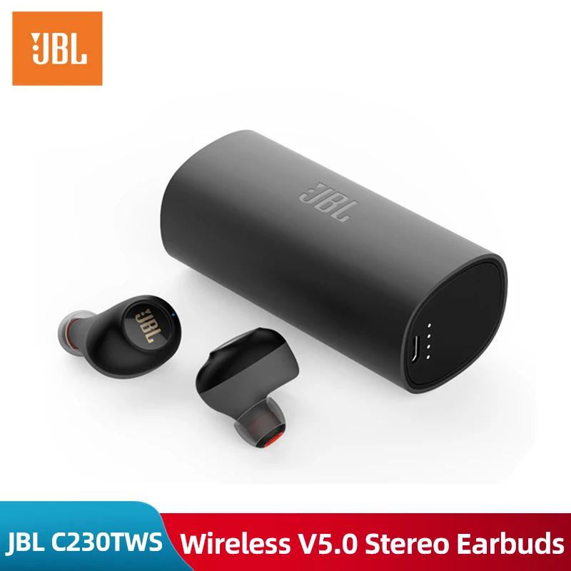 5870.6руб. 25% СКИДКА|JBL C230TWS беспроводные наушники Bluetooth V5.0 наушники стерео микрофон вкладыши с зарядной коробкой беспроводные наушники-in Наушники и гарнитуры from Бытовая электроника on AliExpress - 11.11_Double 11_Singles' Day