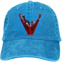 Мужская и Женская Ретро ковбойская Кепка с логотипом "мотоциклы", регулируемая ковбойская Кепка, синяя бейсболка