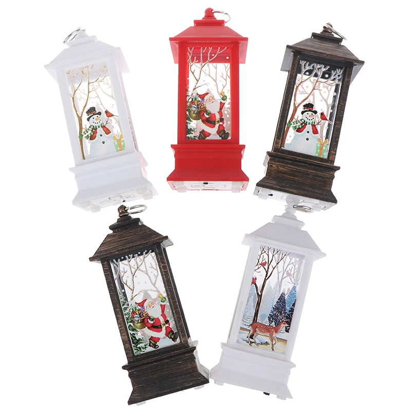 LED 1 PCS Christmas Candle With LED Tea Light Candles Christmas Decorations For Home Doll House