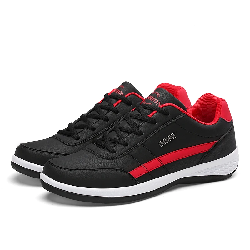 Мужская обувь для бега; Легкая удобная спортивная обувь; водонепроницаемые кроссовки из искусственной кожи для бега; модная повседневная обувь со шнуровкой