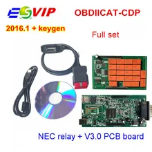 Новейший OBDIICAT-CDP multidiag pro Bluetooth,1 keygen V3.0 реле NEC obd2 сканер автомобилей грузовиков OBDII диагностический инструмент