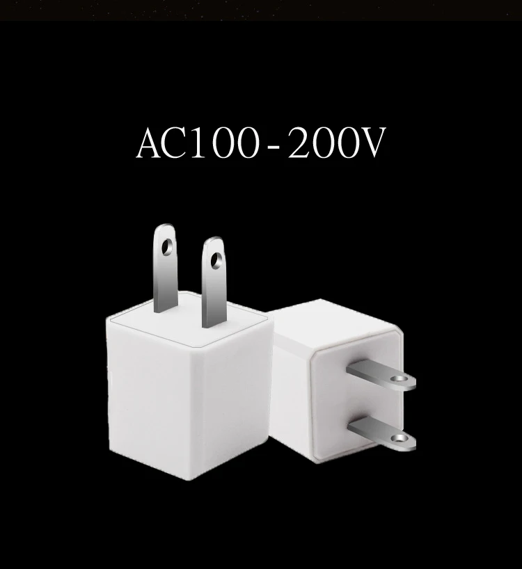 5V 1A мини зарядное устройство для быстрой зарядки для iPhone iPad USB интерфейс для мобильного телефона JP/US/CH версия