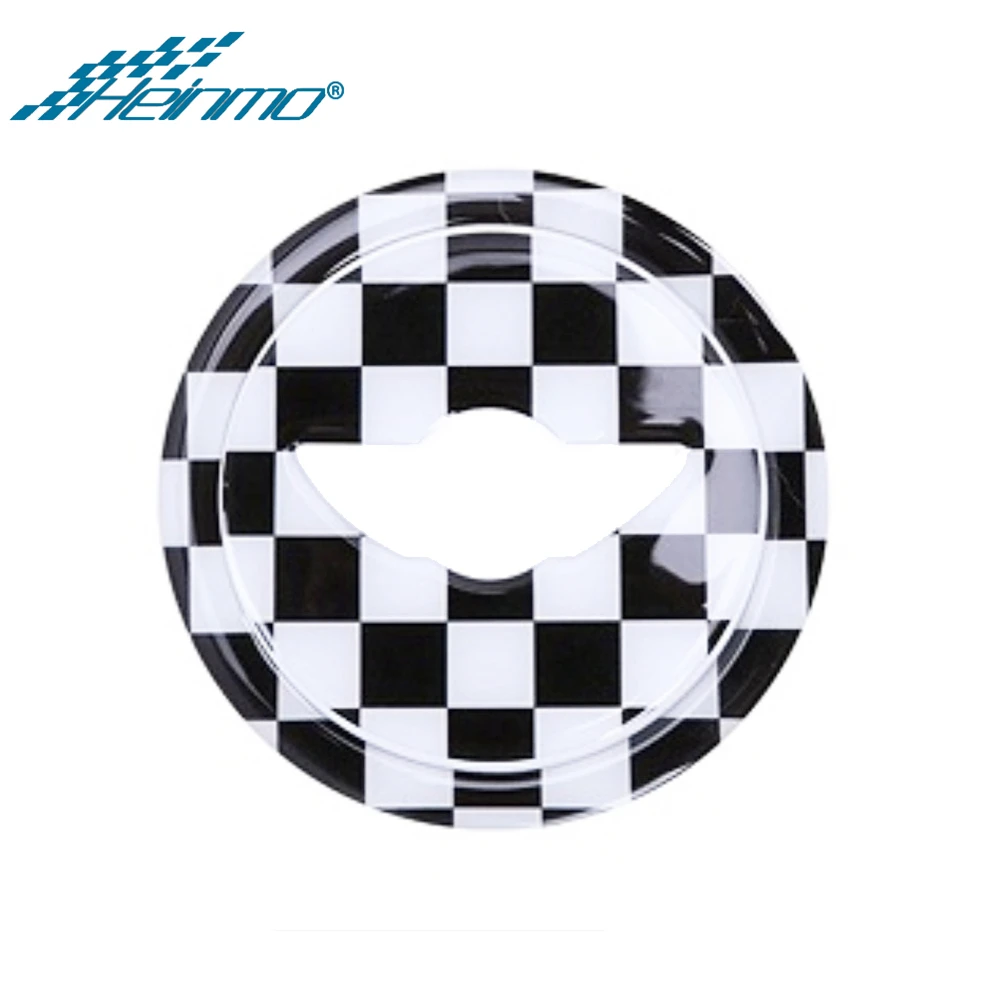 Checker Для MINI Cooper R60, наклейка на руль автомобиля, наклейка на центр панели для MINI Cooper R56 R57 R58 R59 R61 для MINI Clubman R55 - Название цвета: Checker