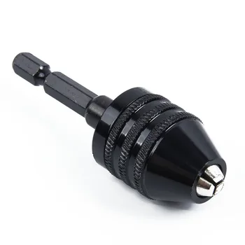 

0.3-8mm 1/4 Inch Keyless Drill Chuck Screwdriver Impact Driver Adaptor Hex