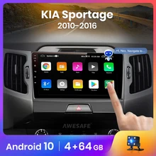 AWESAFE PX9 para KIA Sportage 3 2010-2016 auto Radio Multimedia reproductor de Video GPS de navegación Android 10,0 No 2din 2 din dvd