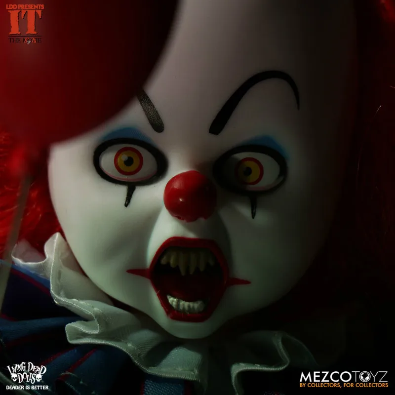 Mezco 99120 10 дюймов Жилая мертвая кукла Джокер, клоун коллекция восстания фигурка для Хэллоуина праздничный подарок