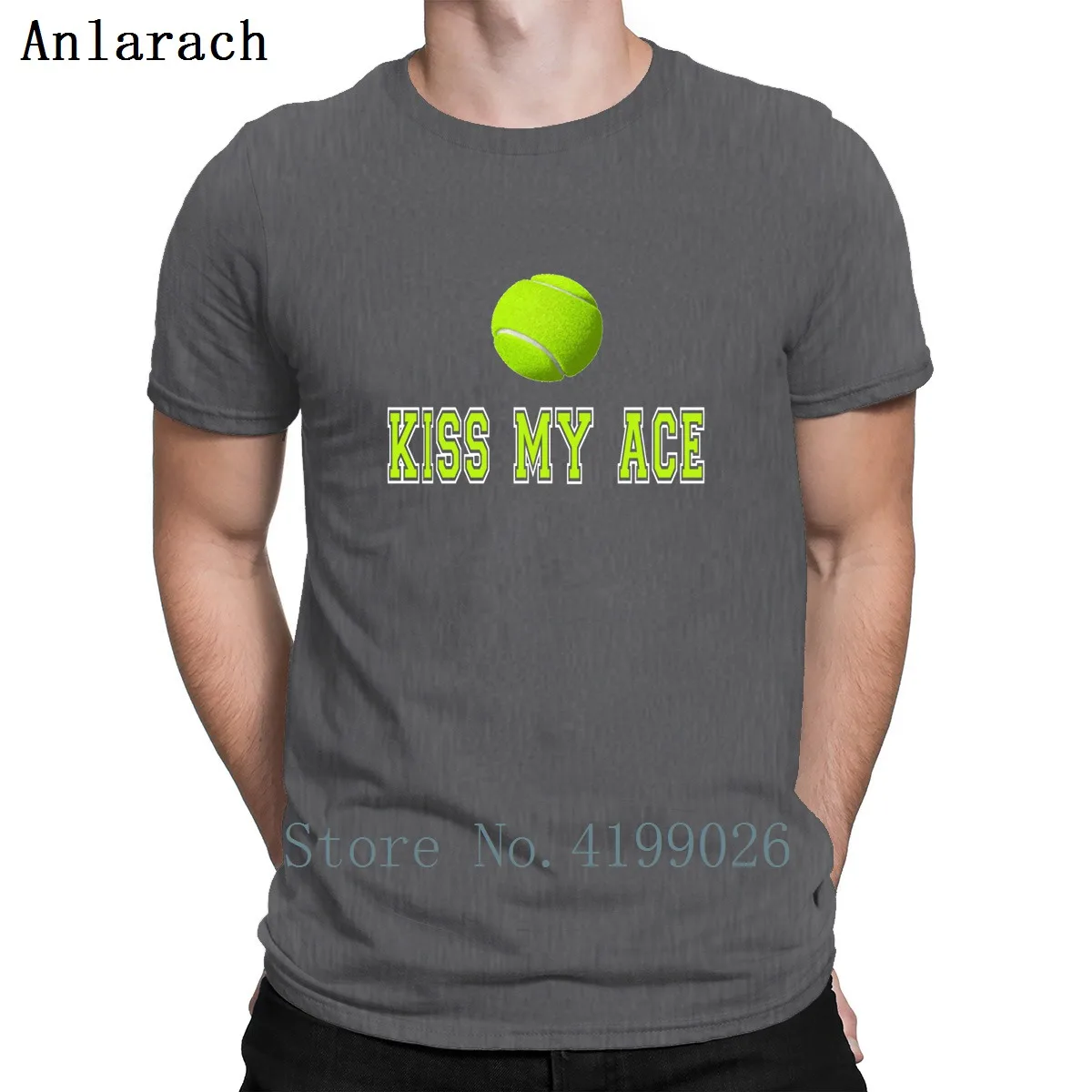 Kiss My Ace футболки Топ тройник Классический Тонкий персонаж для мужчин футболка хлопок простой костюм весна осень Anlarach большой