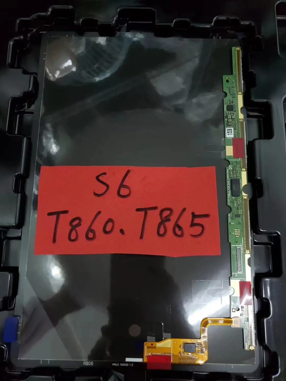 T860 T865 black Для samsung Galaxy Tab S6 10," T860 T865 ЖК-дисплей+ кодирующий преобразователь сенсорного экрана в сборе - Цвет: T860 T865 black