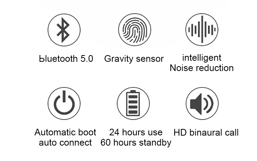 J3 TWS bluetooth 5,0 наушники с шумоподавлением Беспроводная гарнитура с сенсорным управлением стерео аудио водонепроницаемый двусторонний звонок