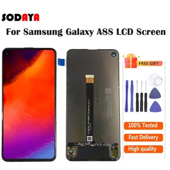 

AMOLED LCD For SAMSUNG GALAXY A8S LCD Display With Touch Screen Digitizer Assembly Free Shipping