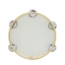 Деревянные бубны барабанный колокольчик детский музыкальный ударный инструмент игрушка подарок