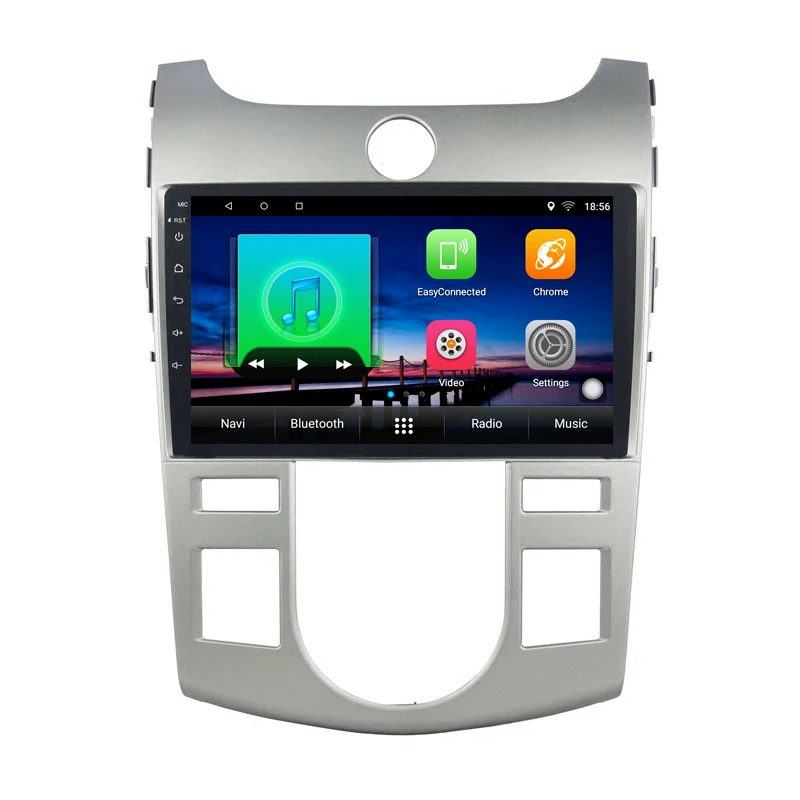 9 дюймов Android 10 автомобильный DVD мультимедийный плеер GPS для KIA Forte Cerato 2008 2009 2010 2012