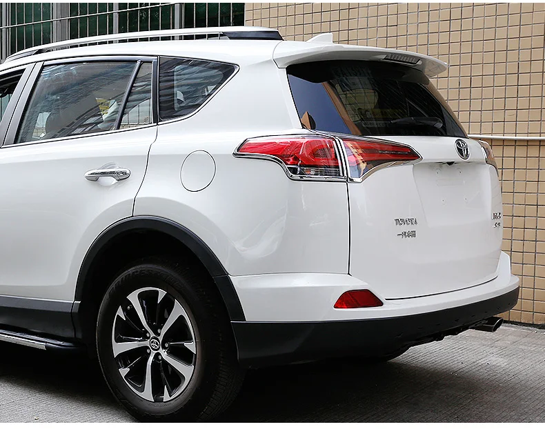 Автомобильный Стайлинг для Toyota RAV4- ABS гальванический задний фонарь большой тент коробка отделка внешние украшения аксессуары