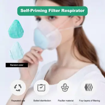 

Protective Mask Adult And Children's Respirator Antifoam Silicone Replaceable Filter Element For Reuse Filter Rate Up To 98.2%