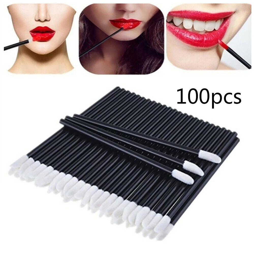 100 шт. косметические кисти для наращивания ресниц|Аппликатор теней век| |