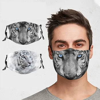 

1PCS Unisex Adult 3D Breathable Face Mask Reusable Face Shield Mouth Mask Washable Windproof Face Shield Cloth mondmaskers