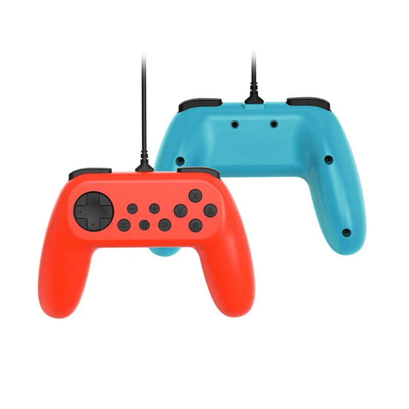 2 шт./компл. игрового контроллера геймпад для nintendo Switch геймпад проводной игровой контроллер для nintendo аксессуары для переключателей