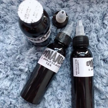 120 мл/бутылка-профессиональная татуировка динамическая черная Татуировка чернила подкладка Затенение Тени пигментные чернила для татуажа