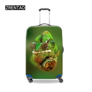 Модные животные ящерица принт S/M/L/XL Размер багажные комплекты защитные чехлы подходит для 18-32 дюймов Путешествия Праздник Аксессуары Чемодан