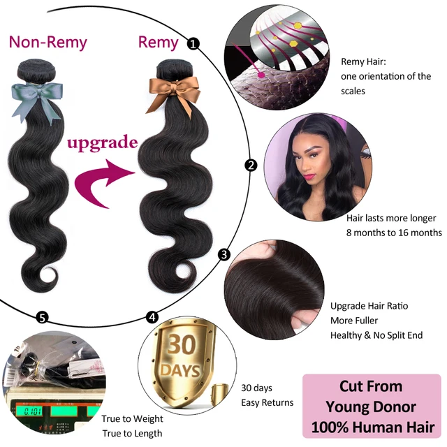 BEAUDIVA Brazilian Hair Body Wave 3 Bundles With Closure Human Hair Bundles With Closure Lace Closure BEAUDIVA Brazilian Hair Body Wave 3 Bundles With Closure Human Hair Bundles With Closure Lace Closure Remy Human Hair Extension