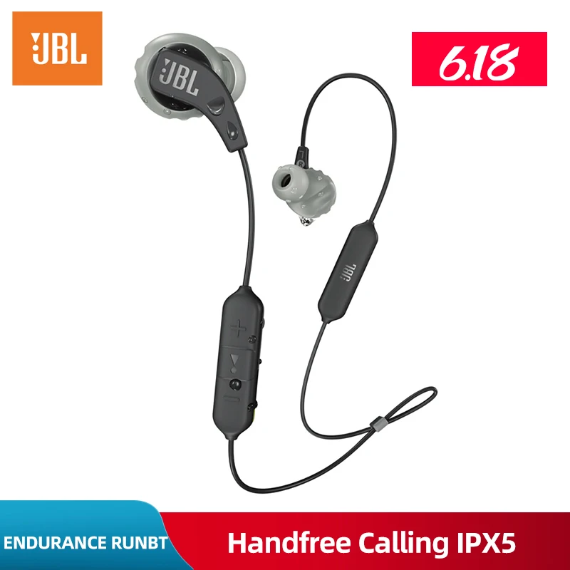 Беспроводные спортивные Bluetooth наушники JBL ENDURANCE RUNBT IPX5 Водонепроницаемая