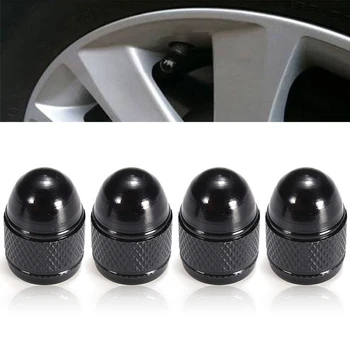 

Universal Car Tire Valve Stem Caps 4pcs Bolt-in Aluminum Theftproof Valve Caps Car Wheel Tires Valves Tyre Stem Air Caps Styling