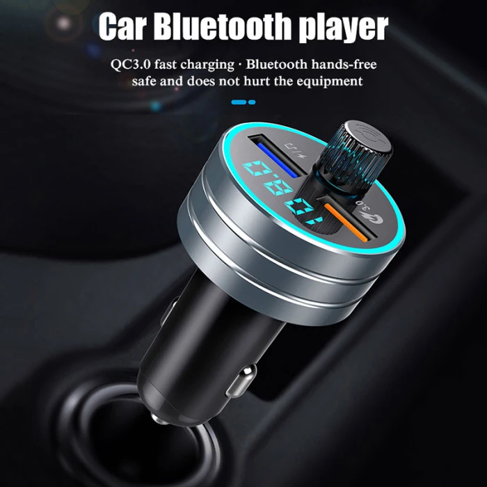 Быстрая зарядка QC3.0 встроенный чип идентификации с Bluetooth для мобильного воспроизведения музыки