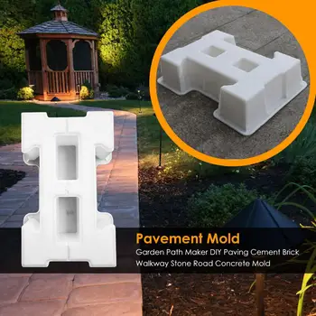 

Garden Pavement Mold DIY Walking Road Path Cement Brick Stone Concrete Mould As Your Path Does Not Destroy Gardening
