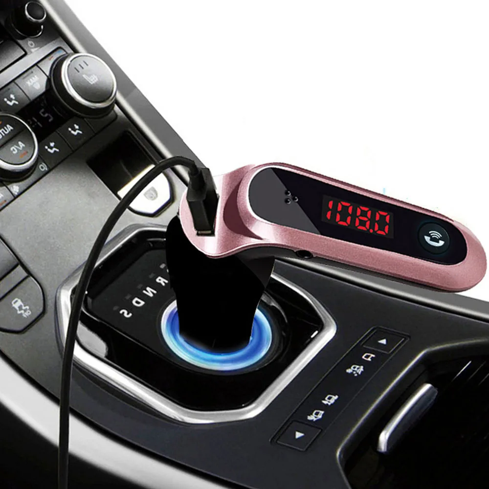 Handsfree Bluetooth беспроводной fm-передатчик модулятор G7/Aux автомобильный аудио-Mp3 Usb зарядное устройство Sd плеер Tf Lcd автомобильные аксессуары