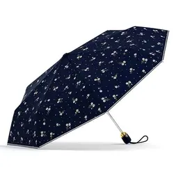 Новинка-женские зонты, автоматический солнцезащитный анти-УФ зонтик с цветами, Зонт от дождя, женский складной зонт, ветрозащитный