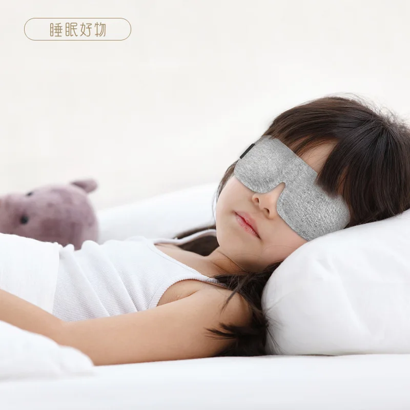 

Yigou Kids Sleep for Eyeshade Students Children Nap Breathable 3D Not Pressure Eye Cotton Cloth Eye Patch