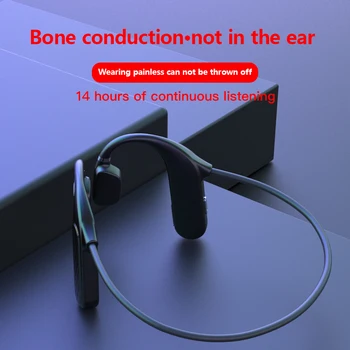 

MD04 concept bone conduction wireless ear-mounted non-ear Waterproof Headsets Button Control Headphone with Microphone MD04