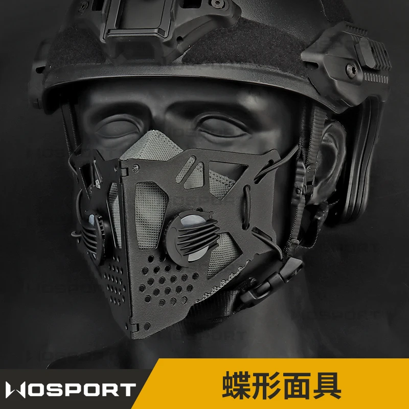 jungle Tactical Airsoft Bicycle Half Face Mask Neck Warmer Cool essential 