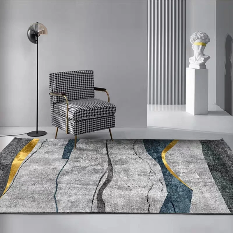 

Nordic style geometric printed rug ,Modern pattern big size living room coffee table mat, all match decoration floor mat