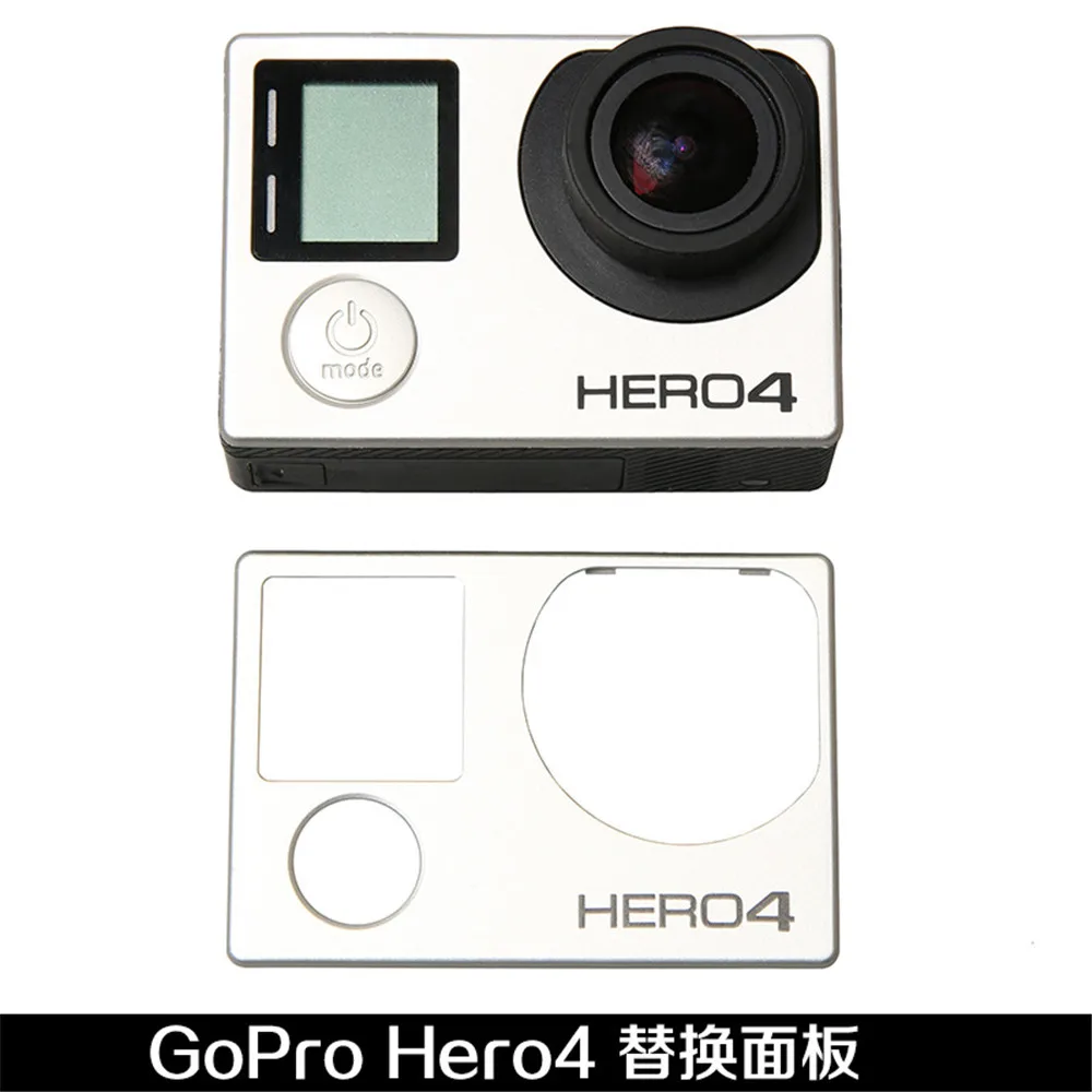 Лицевая панель Корпус Передняя панель оболочка для Go pro Hero 4 3+ камера Передняя панель крышка Рамка передняя дверь чехол для Gopro Hero 4 3