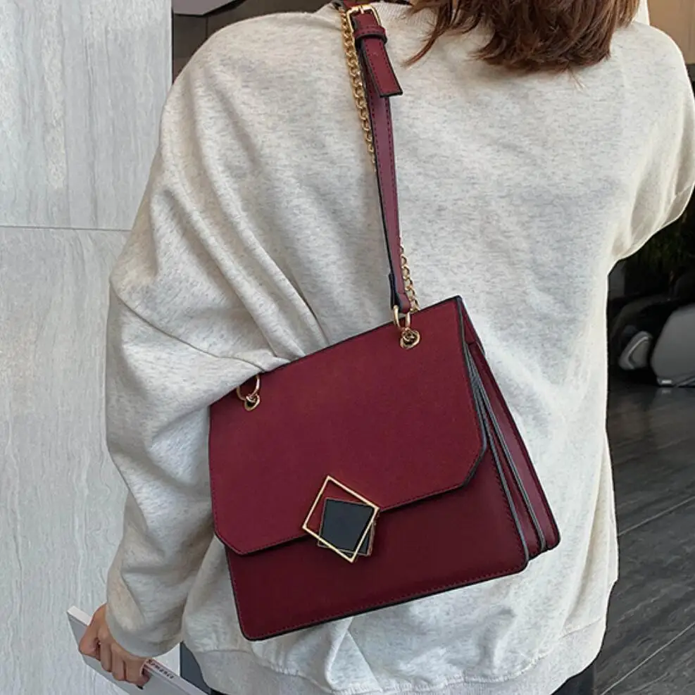 Винтажная модная женская сумка через плечо 2019 новая качественная дизайнерская