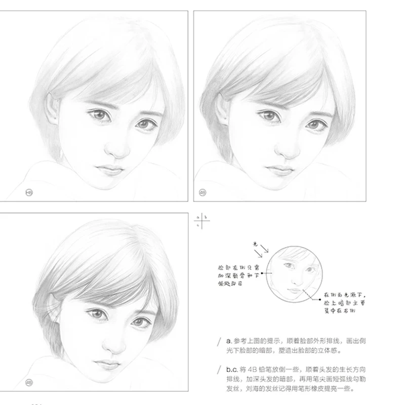 Tutorial feminino  Art drawings sketches, Pencil art drawings, Face drawing