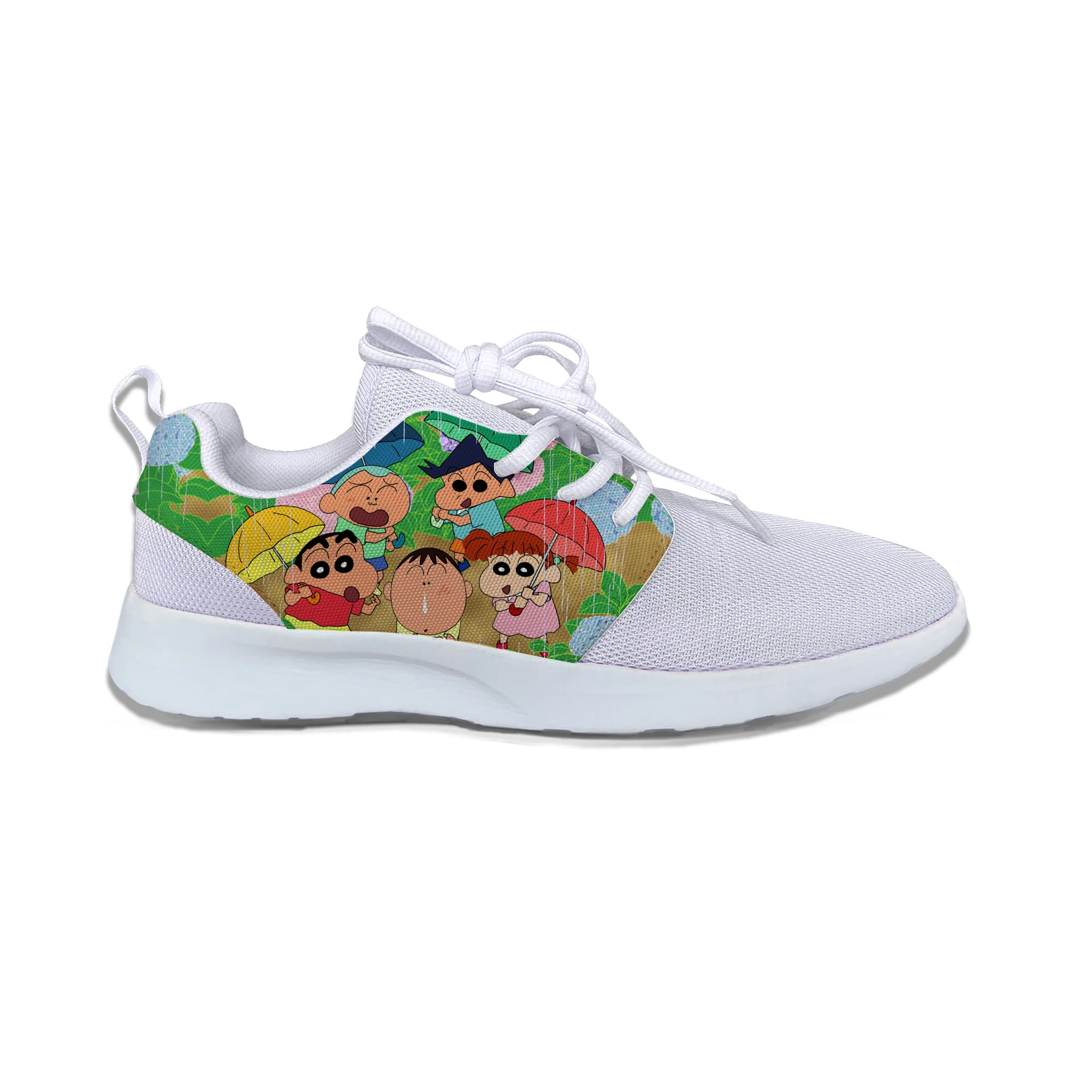 Crayon Shin chan2 Аниме Crayon Shin chan популярные милые забавные спортивные кроссовки для детей с героями мультфильмов Vogue дышащие легкие кроссовки для мальчиков и девочек - Цвет: Crayon Shin chan2