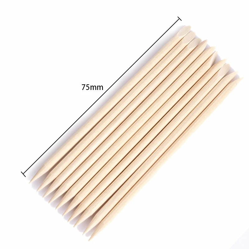 100pcs Wooden Sticks for Nails Design Nail Gel Polish Drawing Art Orange Wood Stick Cuticle Pusher Remover Manicure Tool Set manicure tools,manicure set,nail art pusher,nail manicure tools,manicure pedicure tools,cuticle pusher,nail manicure sticks,nail polish tools